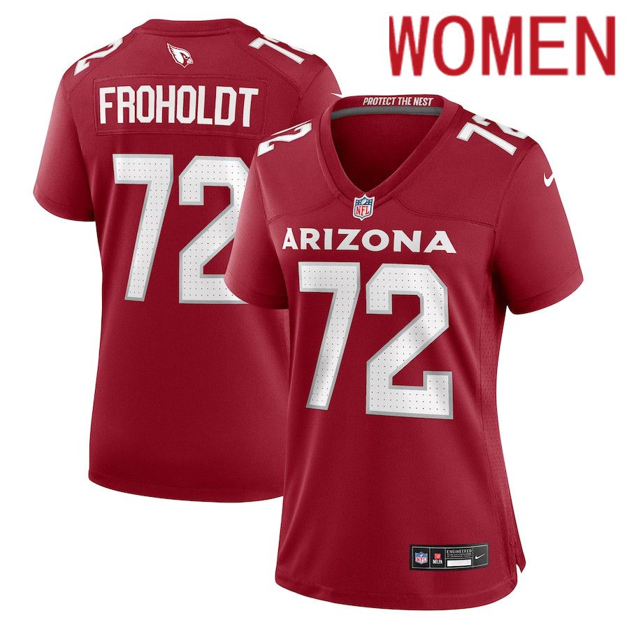 Women Arizona Cardinals #72 Hjalte Froholdt Nike Cardinal Nike All Player NFL Jersey